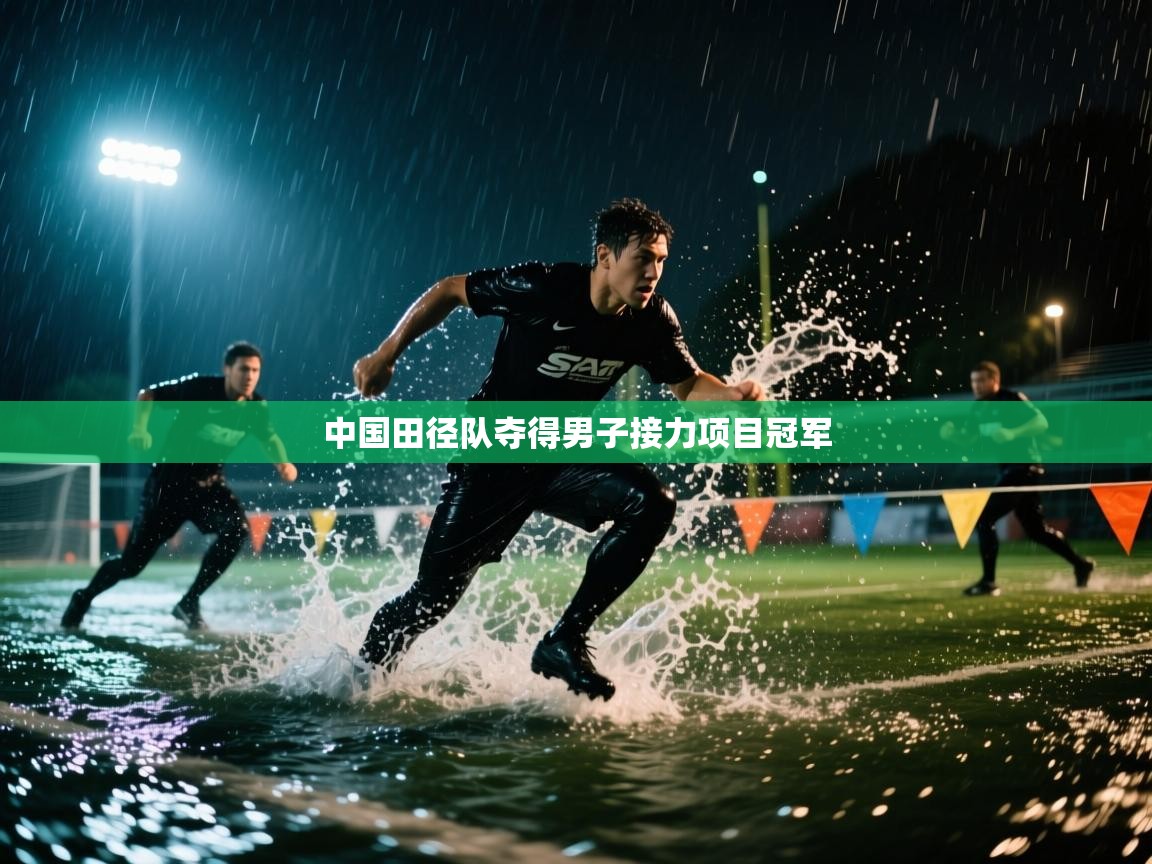 中国田径队夺得男子接力项目冠军